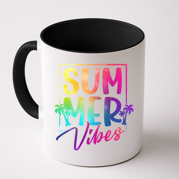 Summer Vibes Beach Sunset Mug