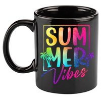 Summer Vibes Beach Sunset 11oz C Handle Ceramic Mug
