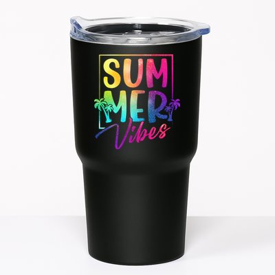 Summer Vibes Beach Sunset Tumbler