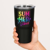Summer Vibes Beach Sunset Tumbler