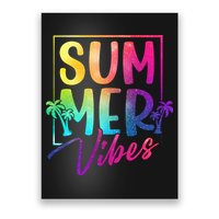 Summer Vibes Beach Sunset Poster