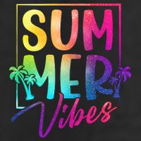 Summer Vibes Beach Sunset 25L Jumbo Tote