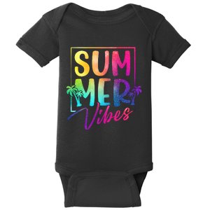 Summer Vibes Beach Sunset Baby Bodysuit