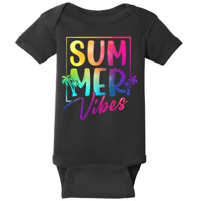 Summer Vibes Beach Sunset Baby Bodysuit