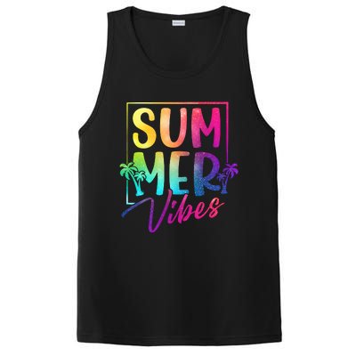 Summer Vibes Beach Sunset PosiCharge Competitor Tank