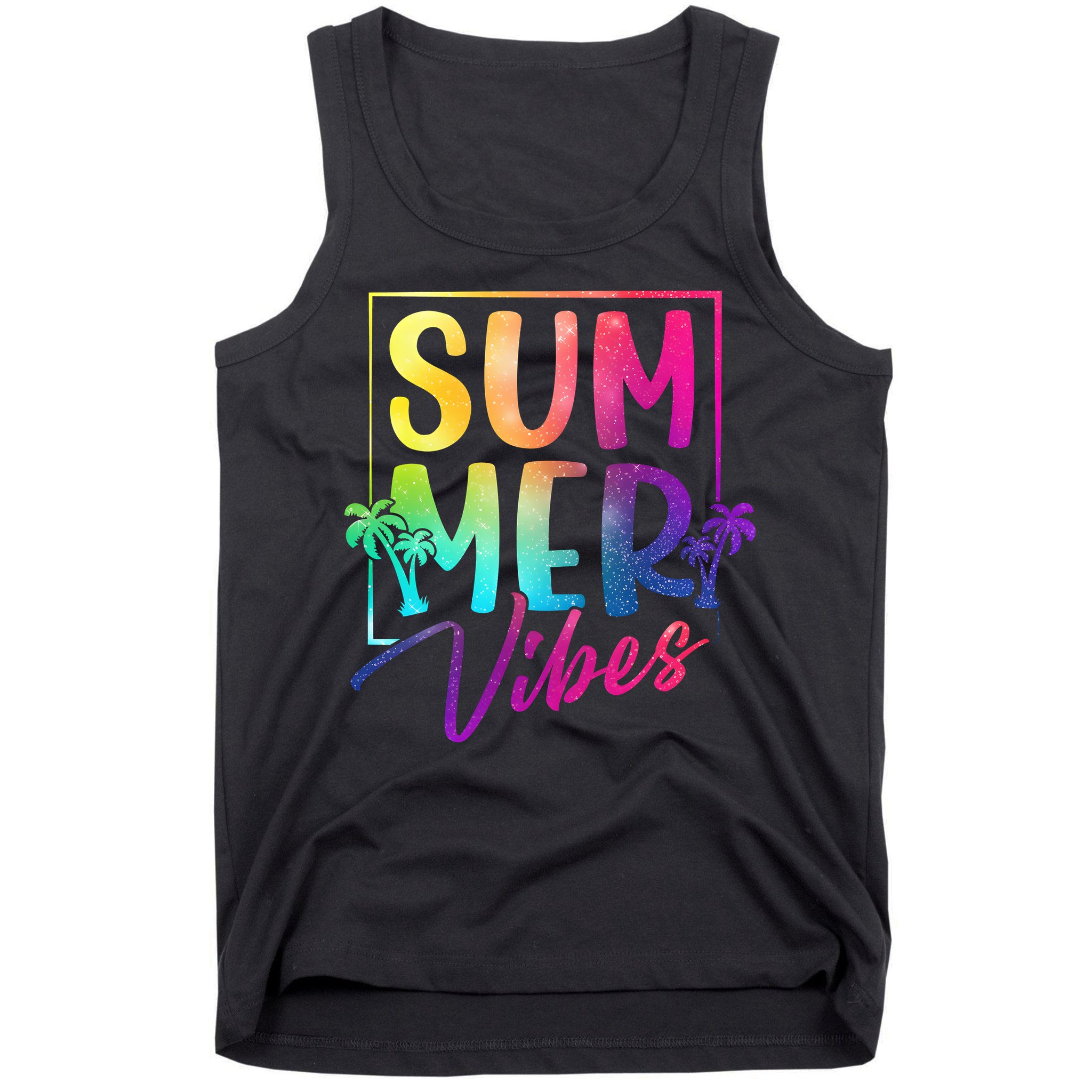 Summer Vibes Beach Sunset Tank Top