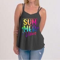 Summer Vibes Beach Sunset Women's Strappy Tank