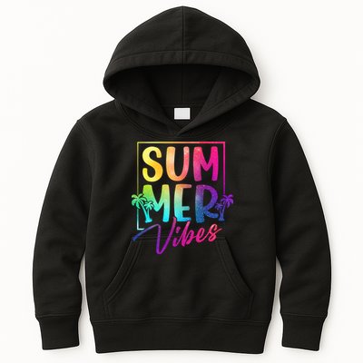 Summer Vibes Beach Sunset Kids Hoodie
