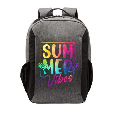 Summer Vibes Beach Sunset Vector Backpack
