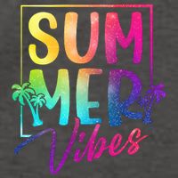 Summer Vibes Beach Sunset Vector Backpack