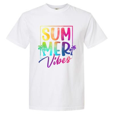 Summer Vibes Beach Sunset Garment-Dyed Heavyweight T-Shirt