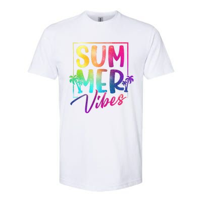 Summer Vibes Beach Sunset Softstyle CVC T-Shirt