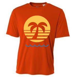 Summer Vibes Beach Graphic Tee For Fun In The Sun Gift Cooling Performance Crew T-Shirt