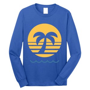 Summer Vibes Beach Graphic Tee For Fun In The Sun Gift Long Sleeve Shirt