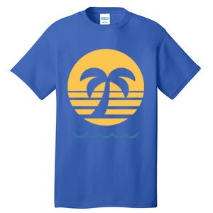 Summer Vibes Beach Graphic Tee For Fun In The Sun Gift Tall T-Shirt