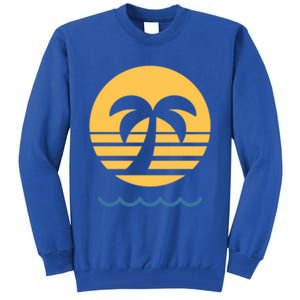 Summer Vibes Beach Graphic Tee For Fun In The Sun Gift Tall Sweatshirt