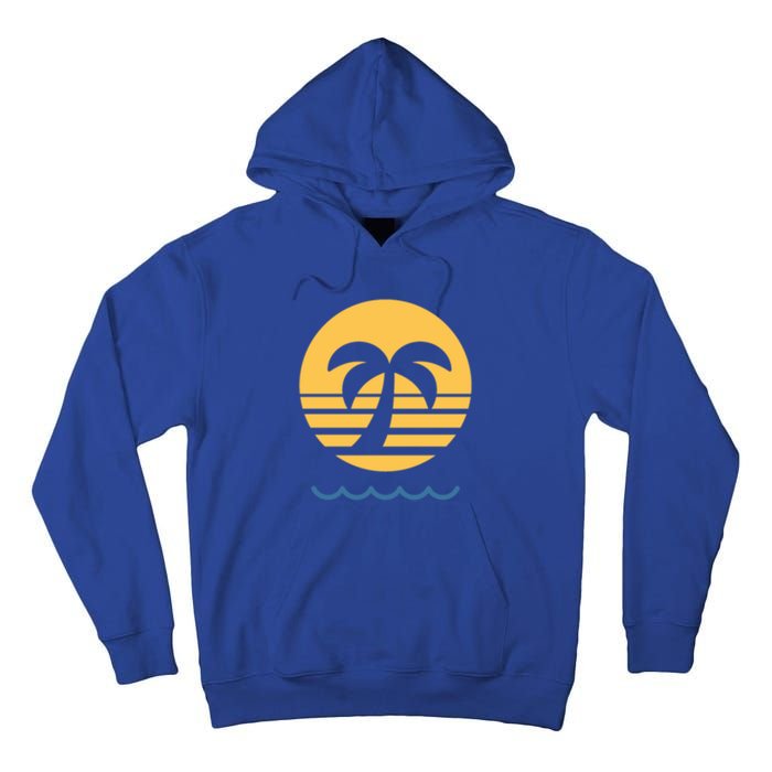 Summer Vibes Beach Graphic Tee For Fun In The Sun Gift Tall Hoodie