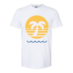 Summer Vibes Beach Graphic Tee For Fun In The Sun Gift Softstyle CVC T-Shirt