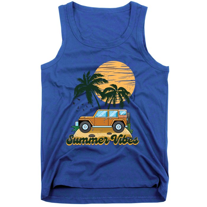 Summer Vibes Beach Trip Family Vacation Vacay Vibes Meaningful Gift Tank Top