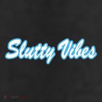 Slutty Vibes Blue 7 Panel Mesh Trucker Snapback Hat