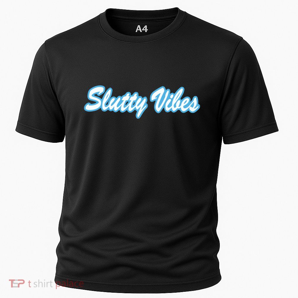 Slutty Vibes Blue Performance Shirt