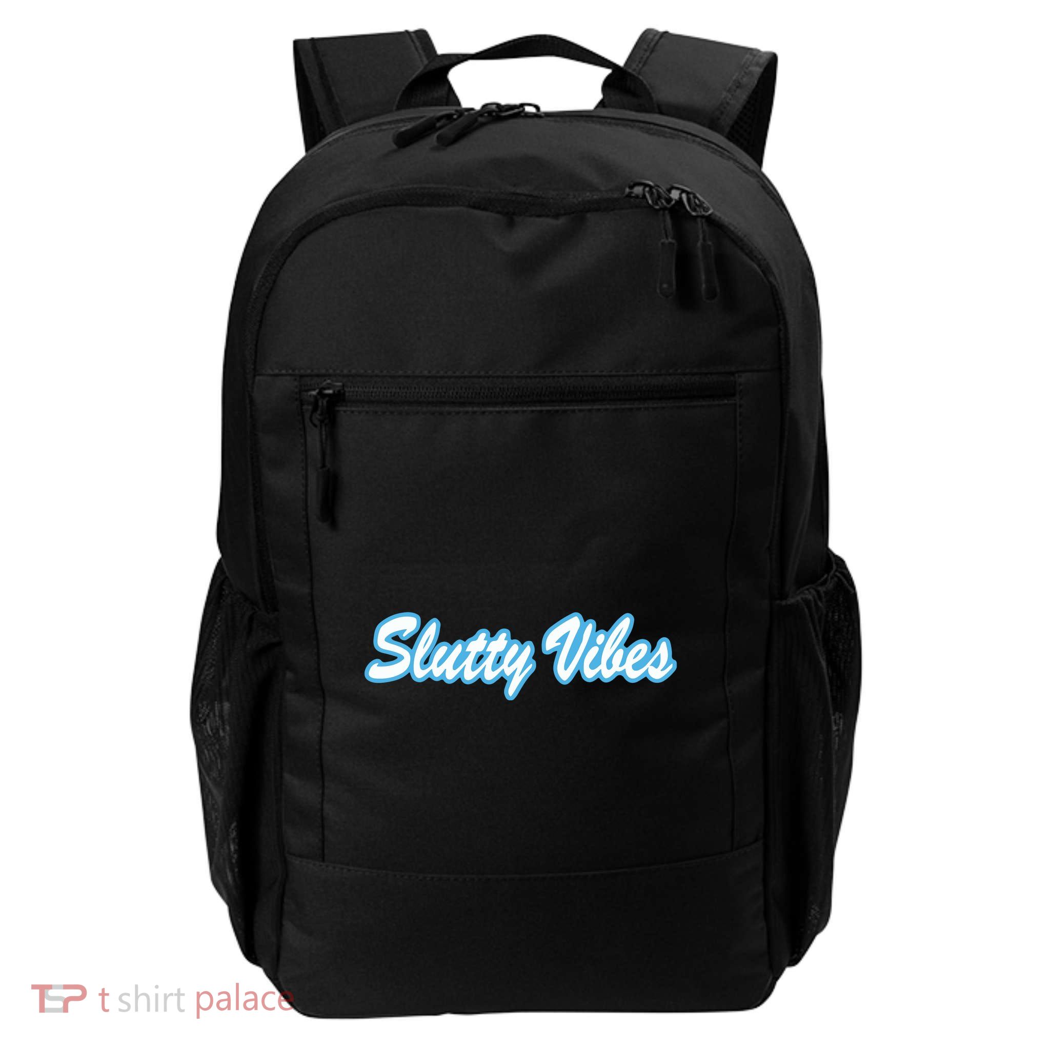 Slutty Vibes Blue Backpack