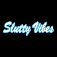 Slutty Vibes Blue Drawstring Bag