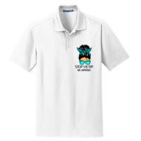 Stop Victim Blaming Sexual Assault Awareness Month Dry Zone Grid Polo