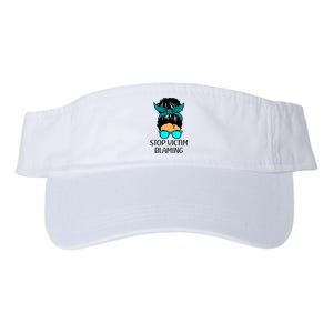 Stop Victim Blaming Sexual Assault Awareness Month Valucap Bio-Washed Visor