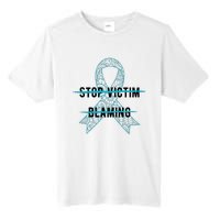 Stop Victim Blaming Sexual Assault Awareness Month Warrior Tall Fusion ChromaSoft Performance T-Shirt