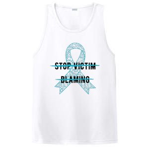 Stop Victim Blaming Sexual Assault Awareness Month Warrior PosiCharge Competitor Tank