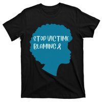 Stop Victim Blaming Sexual Assault Awareness Month Warrior T-Shirt