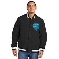 Stop Victim Blaming Sexual Assault Awareness Month Warrior Insulated Varsity Jacket