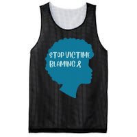 Stop Victim Blaming Sexual Assault Awareness Month Warrior Mesh Reversible Basketball Jersey Tank