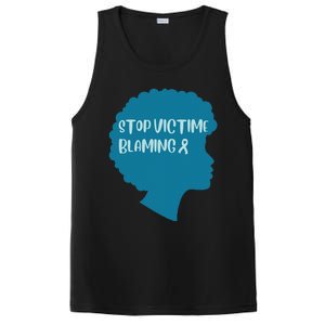 Stop Victim Blaming Sexual Assault Awareness Month Warrior PosiCharge Competitor Tank