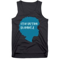 Stop Victim Blaming Sexual Assault Awareness Month Warrior Tank Top