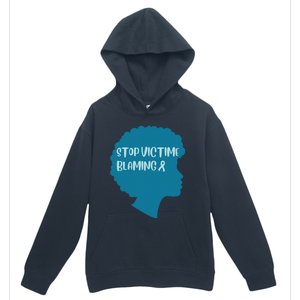 Stop Victim Blaming Sexual Assault Awareness Month Warrior Urban Pullover Hoodie