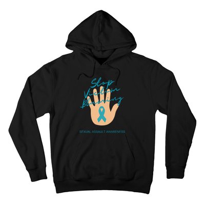 Stop Victim Blaming Sexual Assault Awareness Hoodie