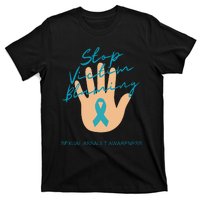 Stop Victim Blaming Sexual Assault Awareness T-Shirt