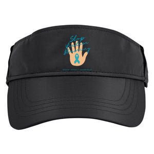 Stop Victim Blaming Sexual Assault Awareness Adult Drive Performance Visor