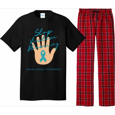 Stop Victim Blaming Sexual Assault Awareness Pajama Set