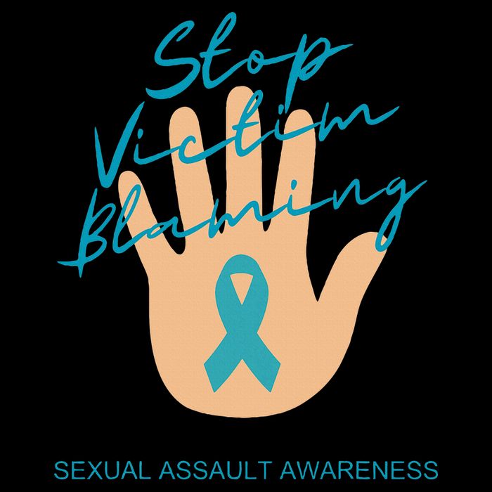 Stop Victim Blaming Sexual Assault Awareness Baby Bodysuit