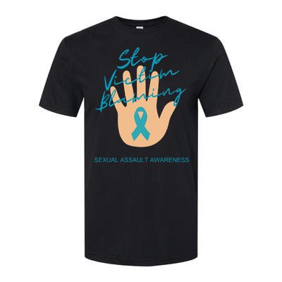 Stop Victim Blaming Sexual Assault Awareness Softstyle CVC T-Shirt