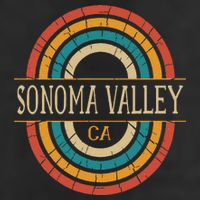 Sonoma Valley California Vintage Ca Retro Home State Beanie