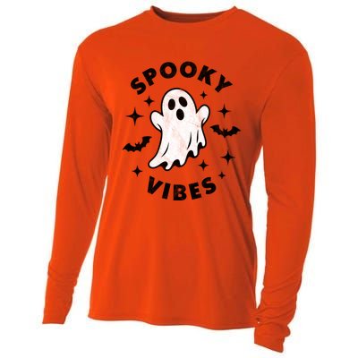 Spooky Vibes Cool Gift Cooling Performance Long Sleeve Crew