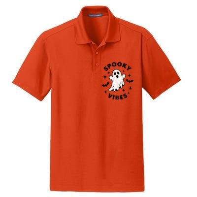 Spooky Vibes Cool Gift Dry Zone Grid Polo