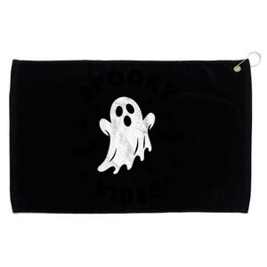 Spooky Vibes Cool Gift Grommeted Golf Towel