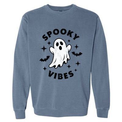 Spooky Vibes Cool Gift Garment-Dyed Sweatshirt