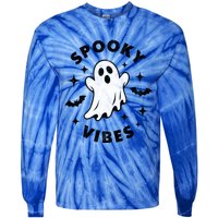 Spooky Vibes Cool Gift Tie-Dye Long Sleeve Shirt