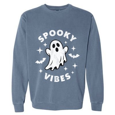 Spooky Vibes Cool Gift Garment-Dyed Sweatshirt